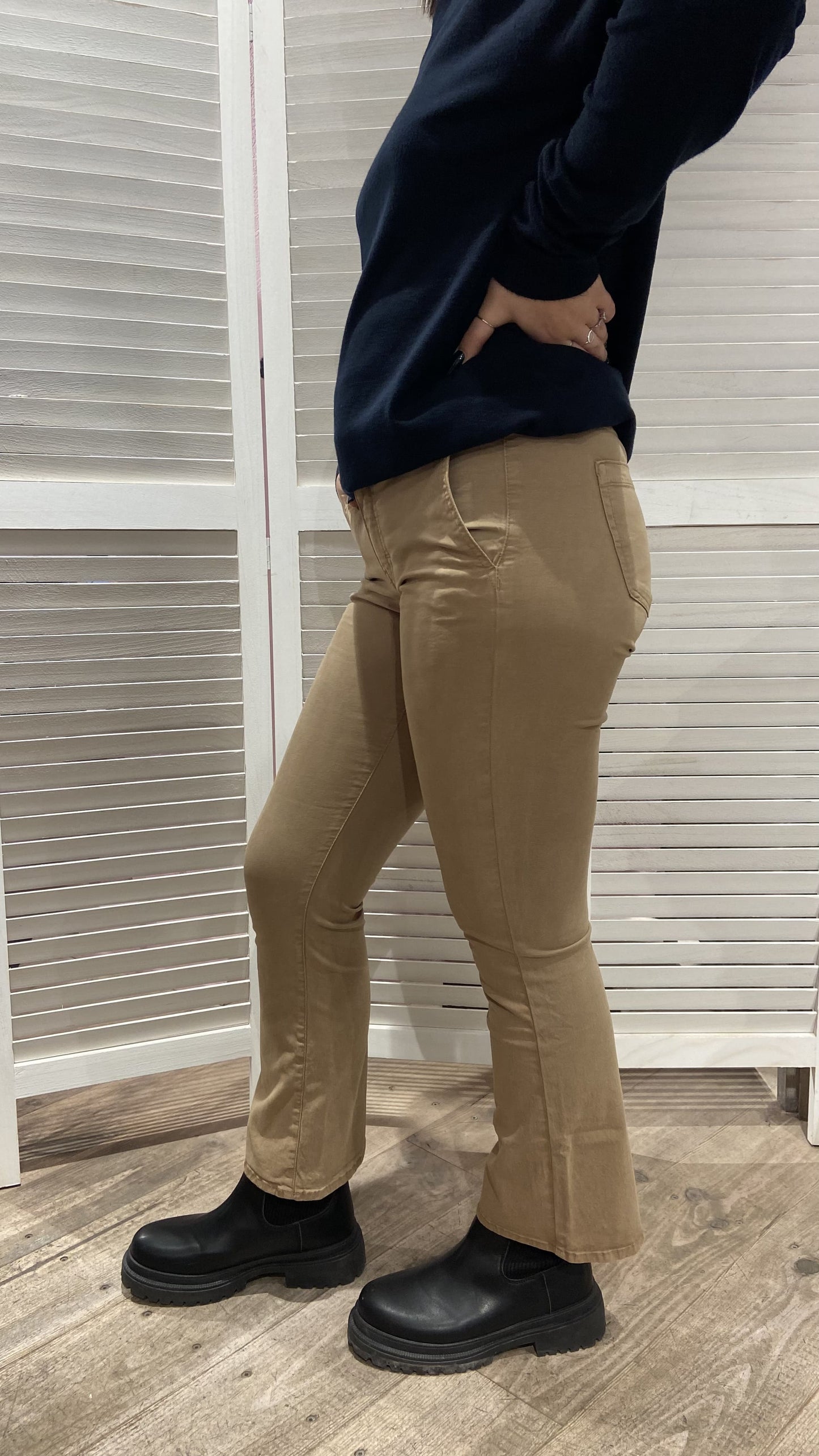 Pantalon Devon Beige - Happy