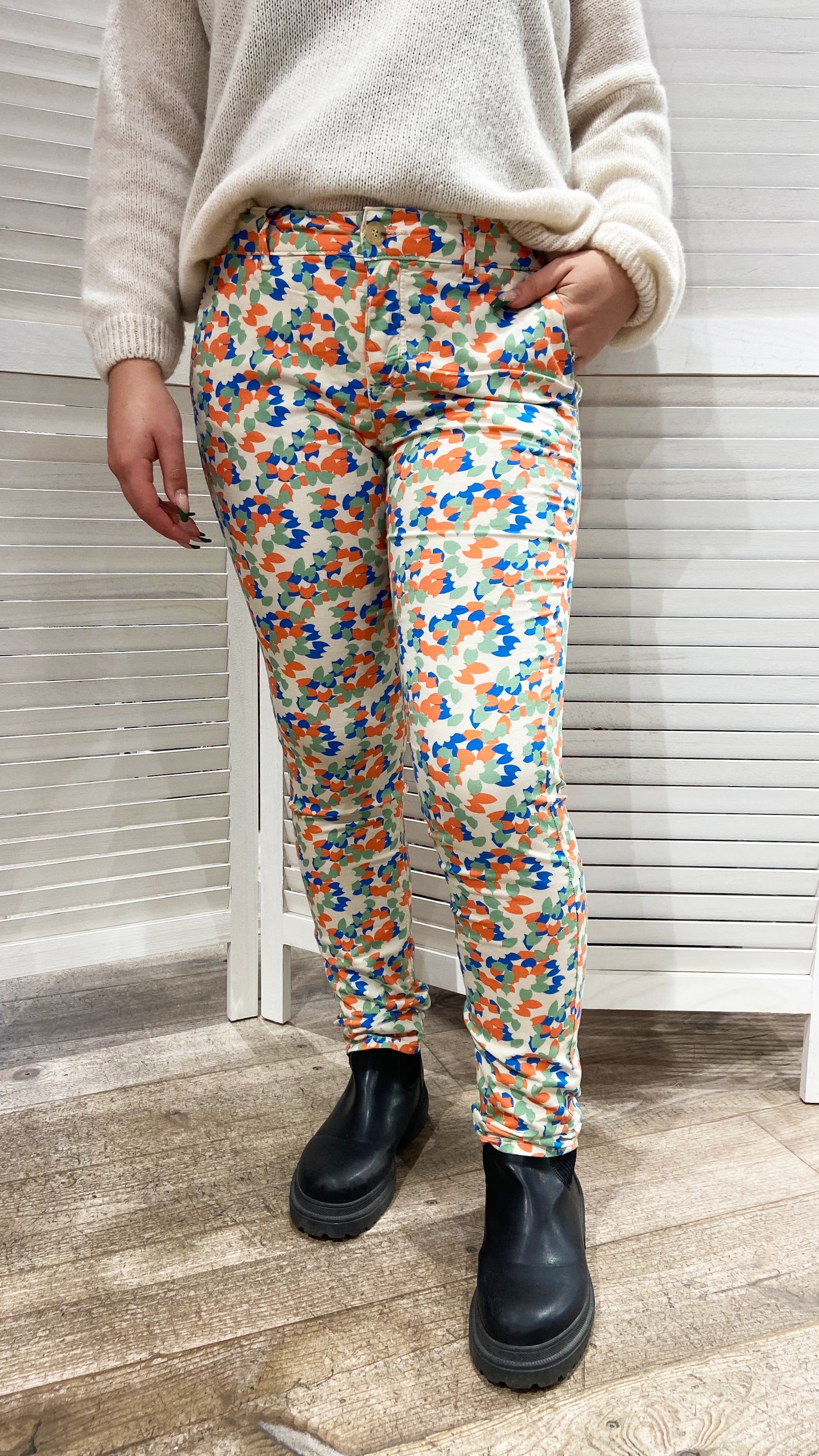 Chino Joy Print Camofleur - Happy